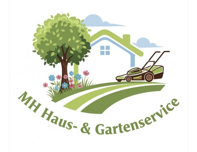 Rasen wird auf eine Gartenfläche verlegt, Hände greifen nach einem Rollrasen.